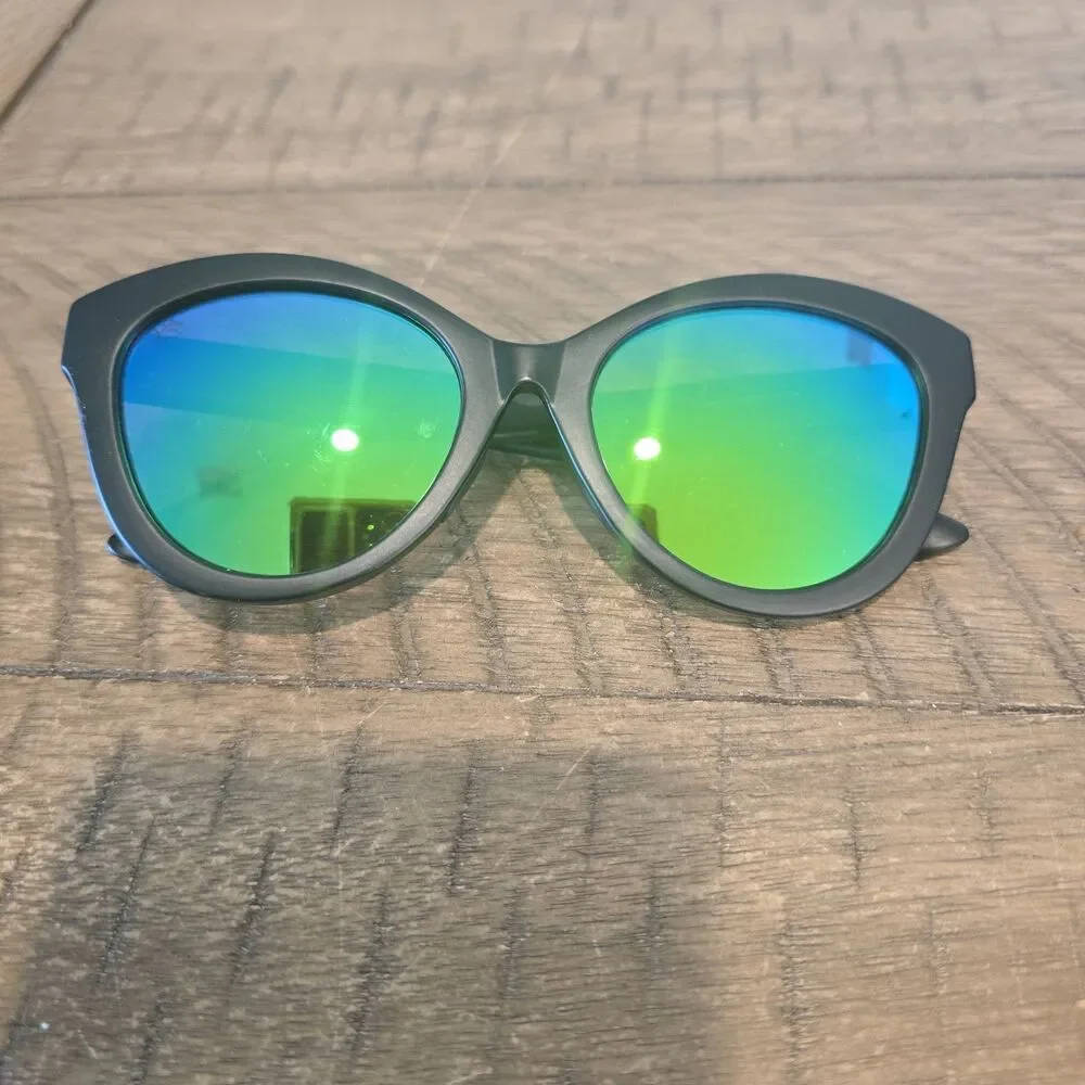 NEW RHEOS SOUTHERN TIDE BLACK MIRRORED AUTHENTIC SUNGLASSES 2115